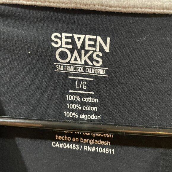 Seven Oaks "Oh Snap, Maybe Try Icing It" T-Shirt Gingerbread Man Humor Sz Large - Picture 3 of 4